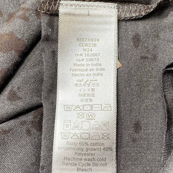 NEW JOHN VARVATOS Men's Eden Burnout Crewneck Tee Carbon Grey Size XL NWT - Picture 8 of 8